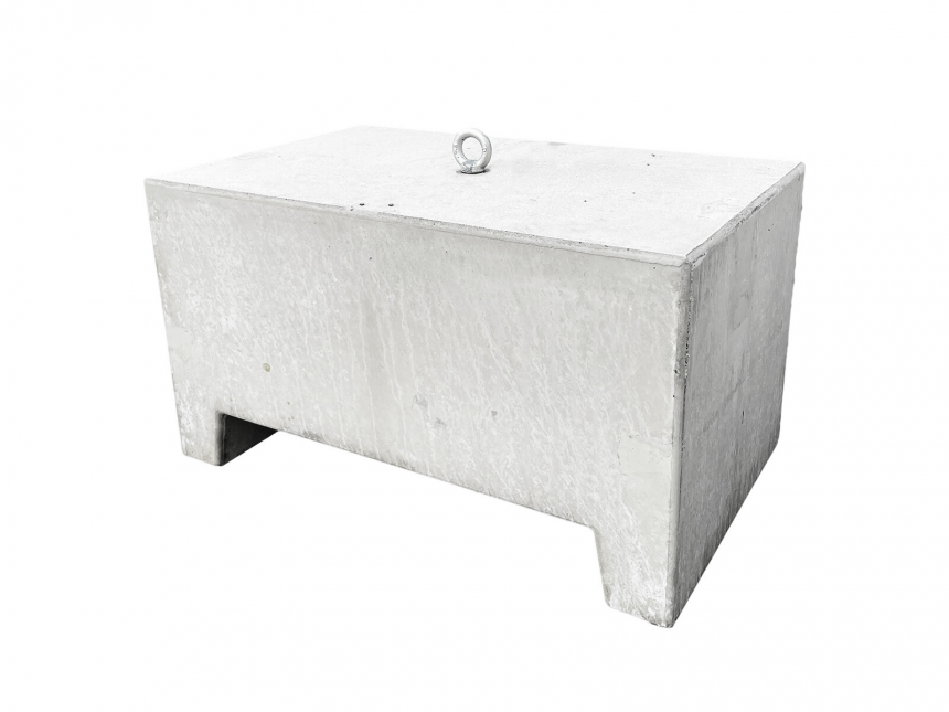 Concrete weight 340kg - (with one eye bolt)