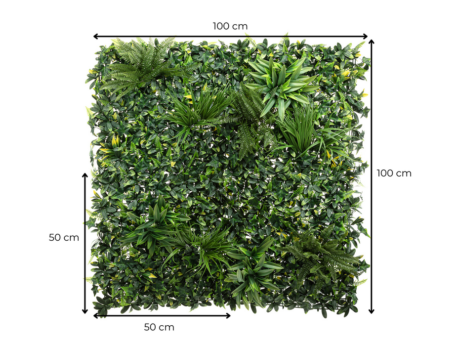 Foretti artificial plant wall Forest - 100 x 100 cm