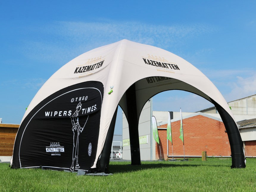 Airspace Globe Inflatable tent set with printed roof - 5x5m