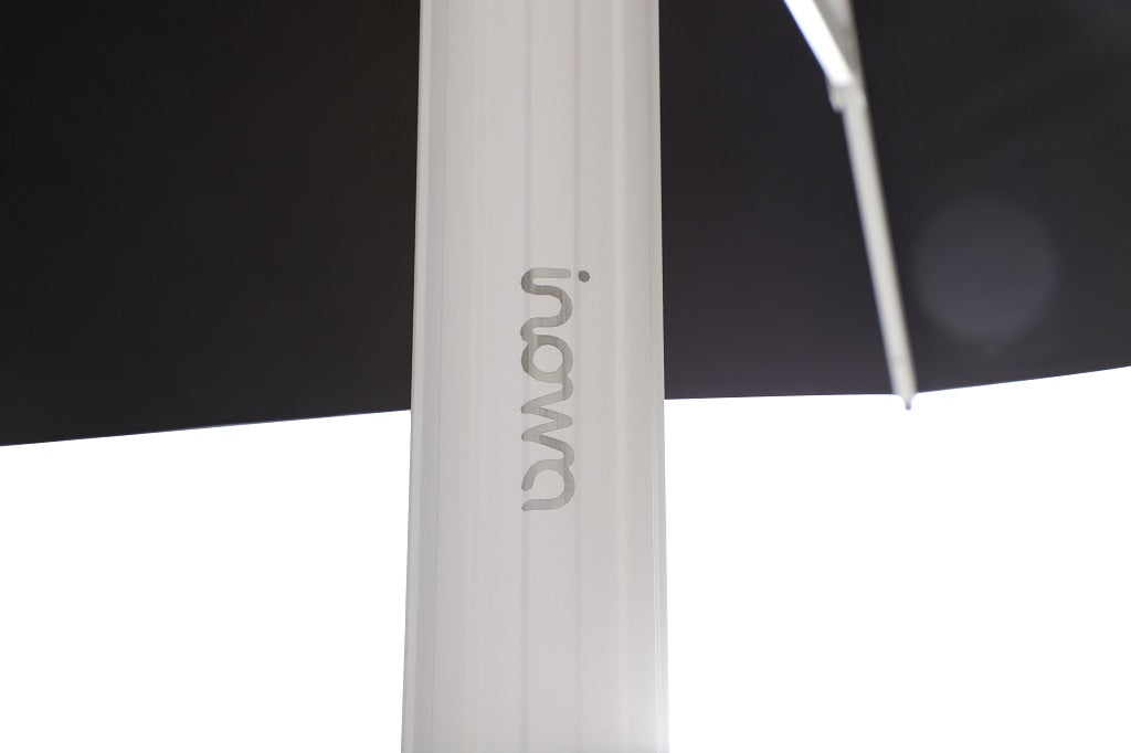 Inowa Parasol Relax Pro con marco blanco - Aluminio - 4 m